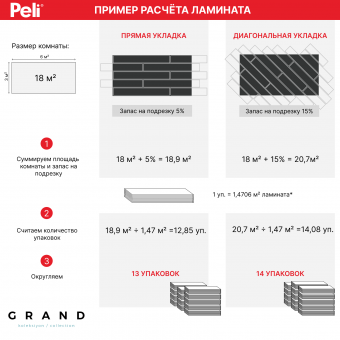 Ламинат Peli Grand Ван Браун GR-511 в Краснодаре фото товаров